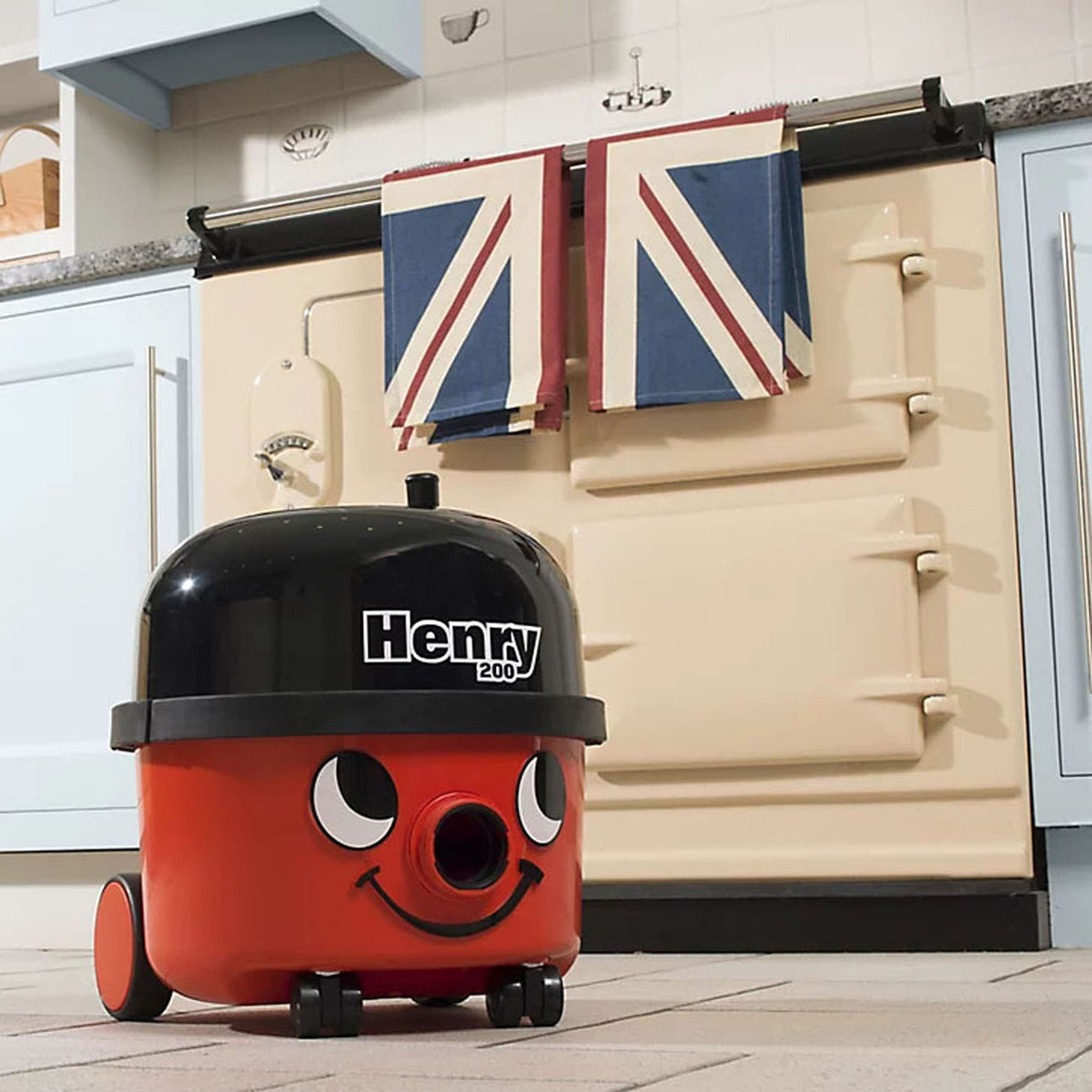 Henry Numatic Dry Vacuum Cleaner Cylinder Hoover Red HVR200 Wheeled Powerful 9L - Image 2