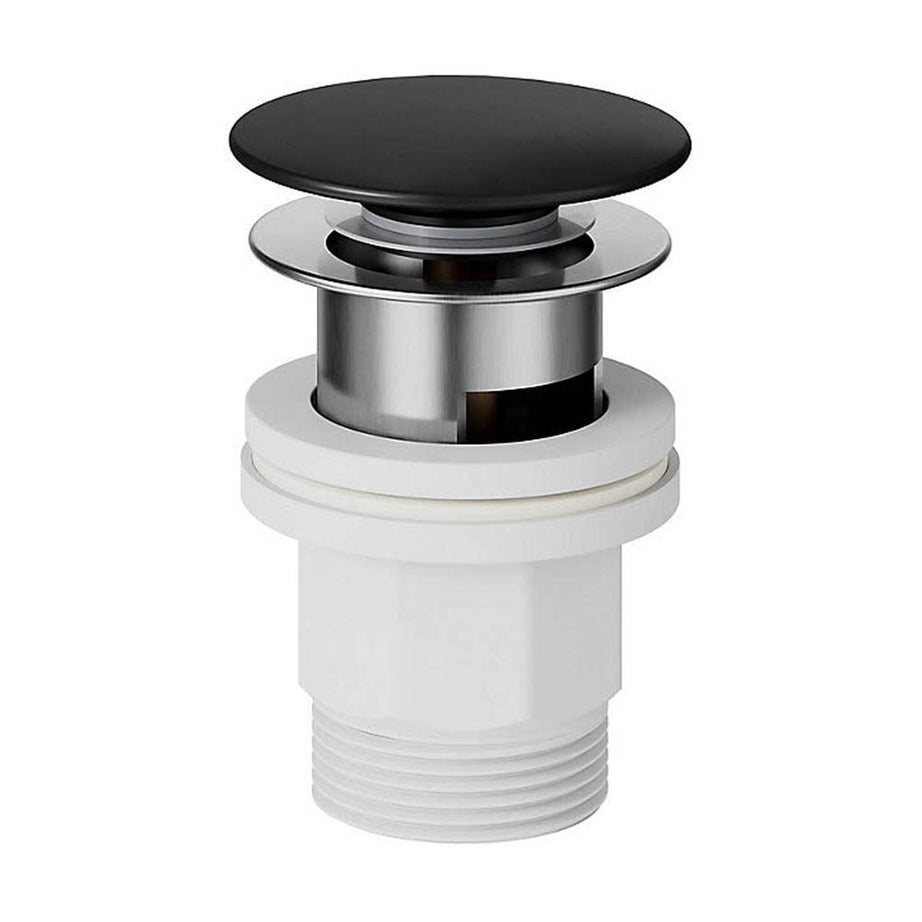 Bathroom Basin Mixer Sink Tap Mono Single Lever Black Matt Modern Waterfall - Image 2