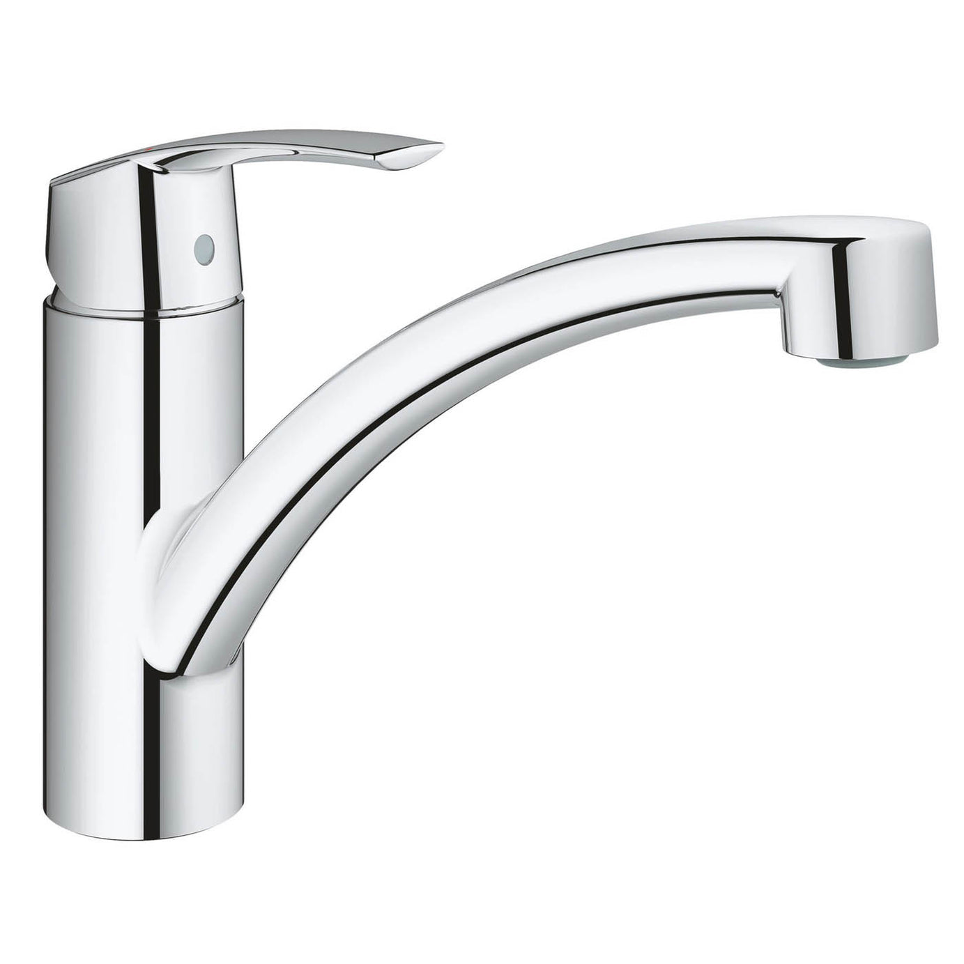 Grohe Kitchen Sink Tap Monobloc Mixer Gloss Single Lever Low Swivel Spout Modern - Image 1