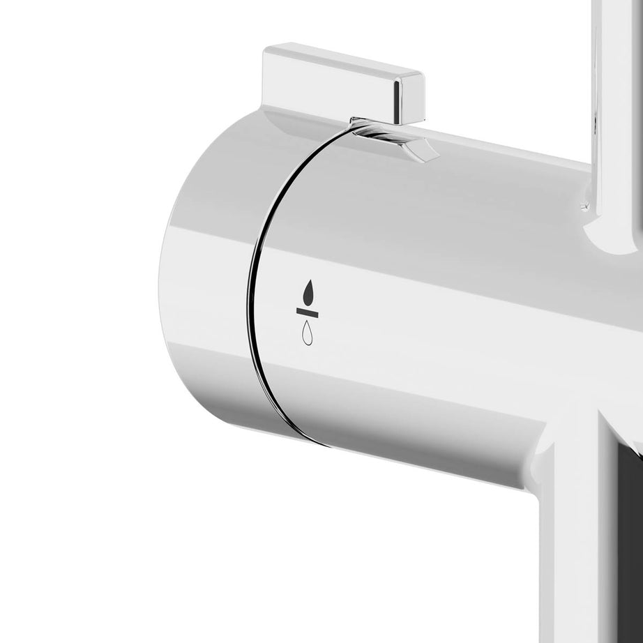 Filter Kitchen Sink Tap Mixer Chrome Single Lever Ceramic Cartridge Faucet - Image 3