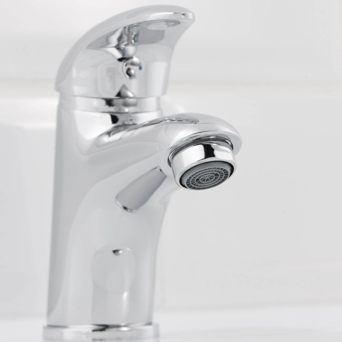 Bathroom Basin Tap Mono Mixer Single Lever Brass Compact Modern Faucet - Image 10