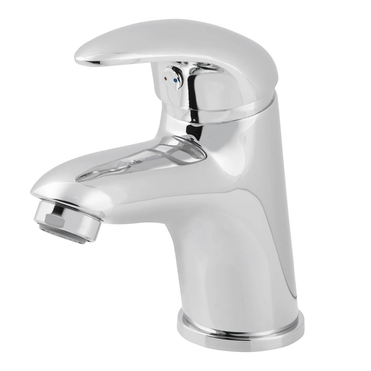 Bathroom Basin Tap Mono Mixer Single Lever Brass Compact Modern Faucet - Image 4