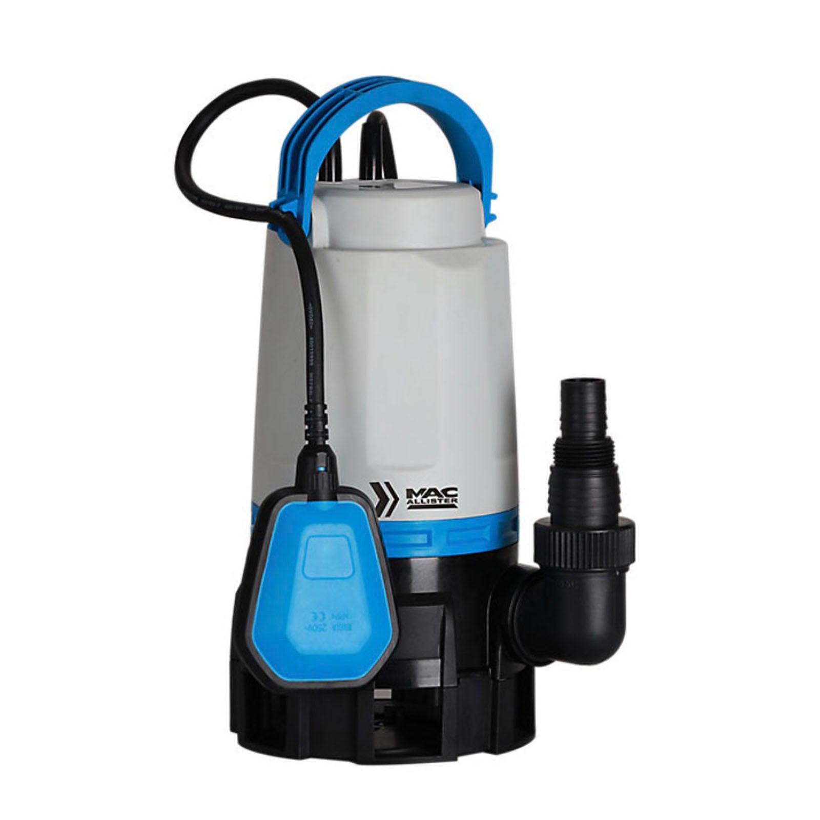 Mac Allister Dirty Water Pump Electric TTB844PMP Garden Flood Float Switch 750W - Image 1