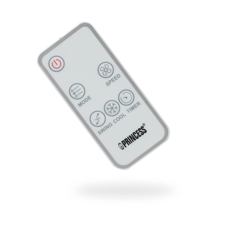 Princess Smart Fan Air Cooler Portable White Oscillating Timer Remote Home H76cm - Image 4