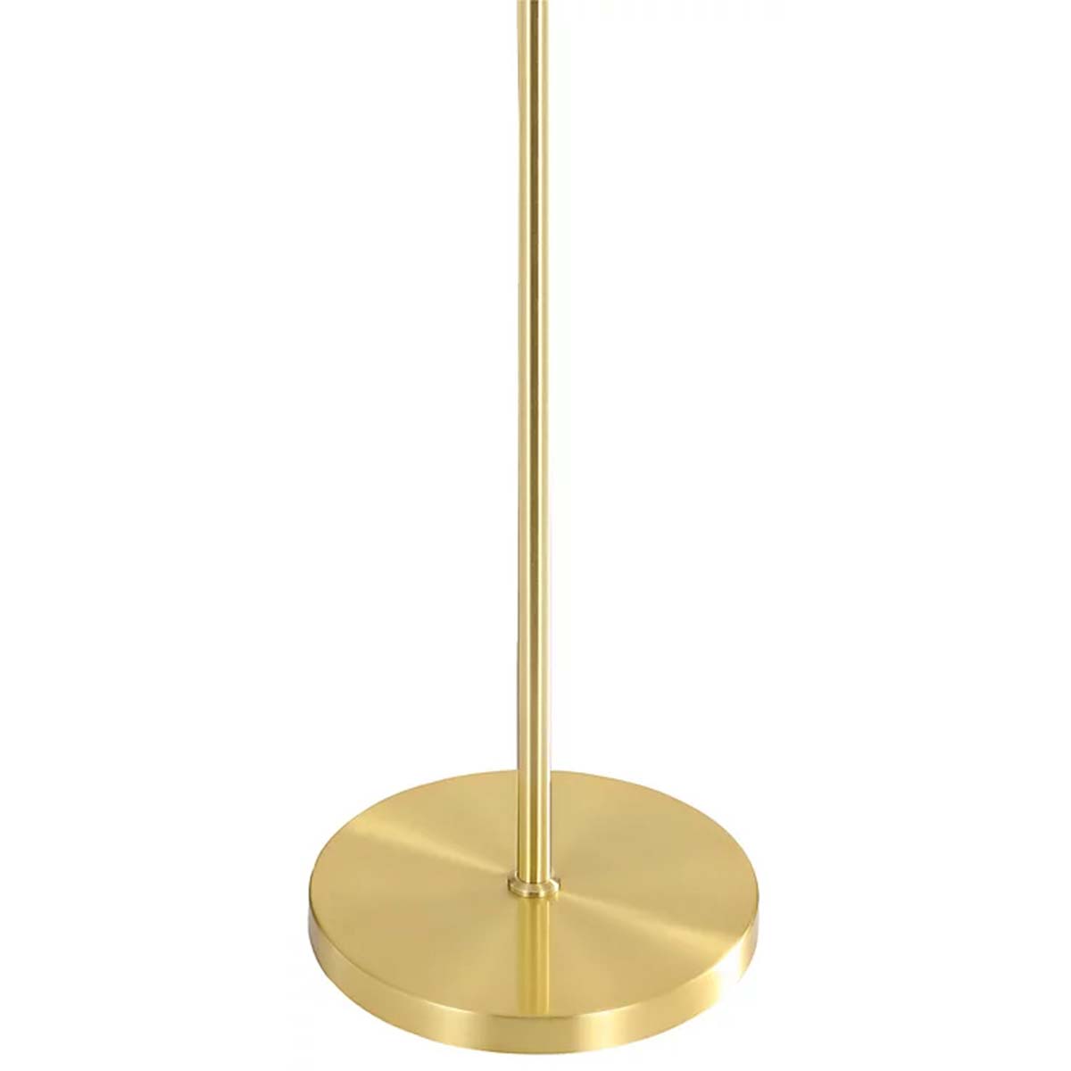 LED Floor Lamp Modern Half Globe Metal Gold Matt Brushed Brass (H)1580 mm - Image 5