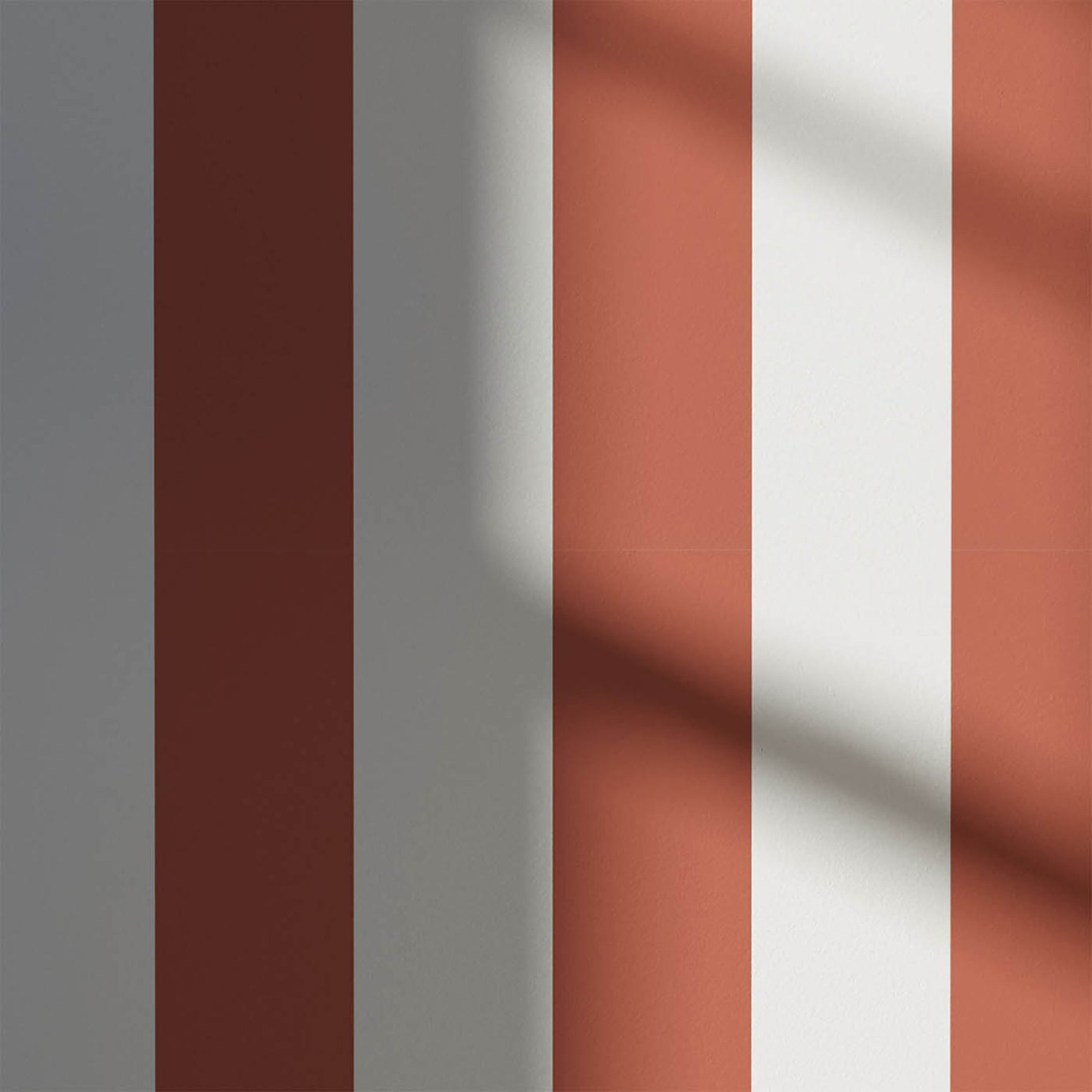 Wallpaper Red And White Stipes Textured Wipeable Home Living Room Bedroom 10m - Image 3