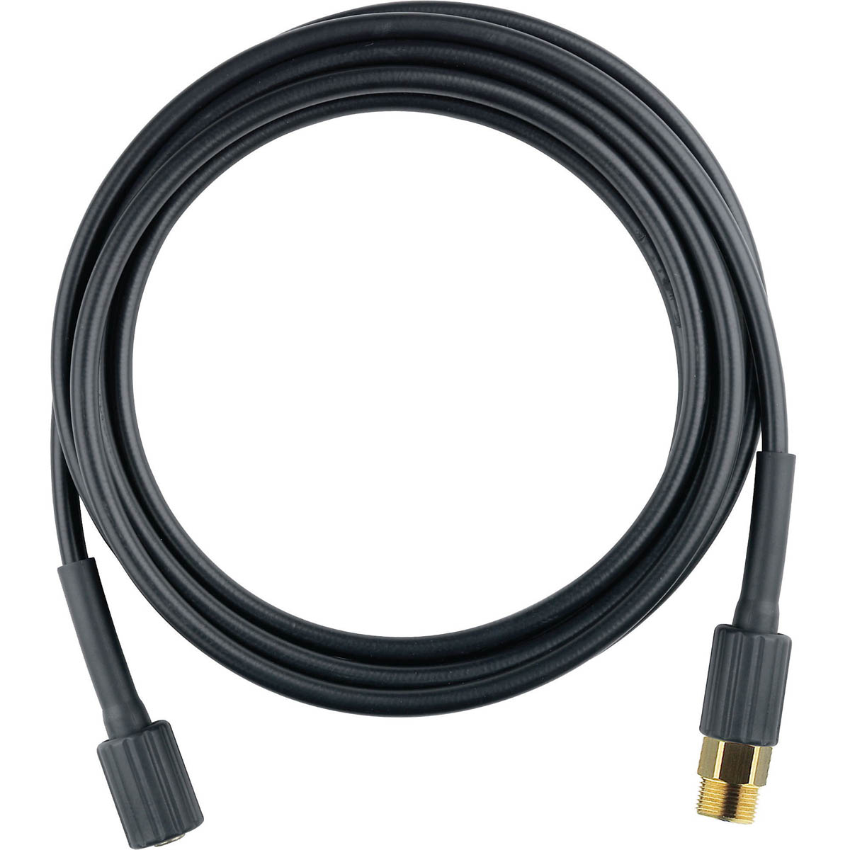 Erbauer Extension Hose 10m Black Pressure Washer Replacement Steel Reinforced - Image 1