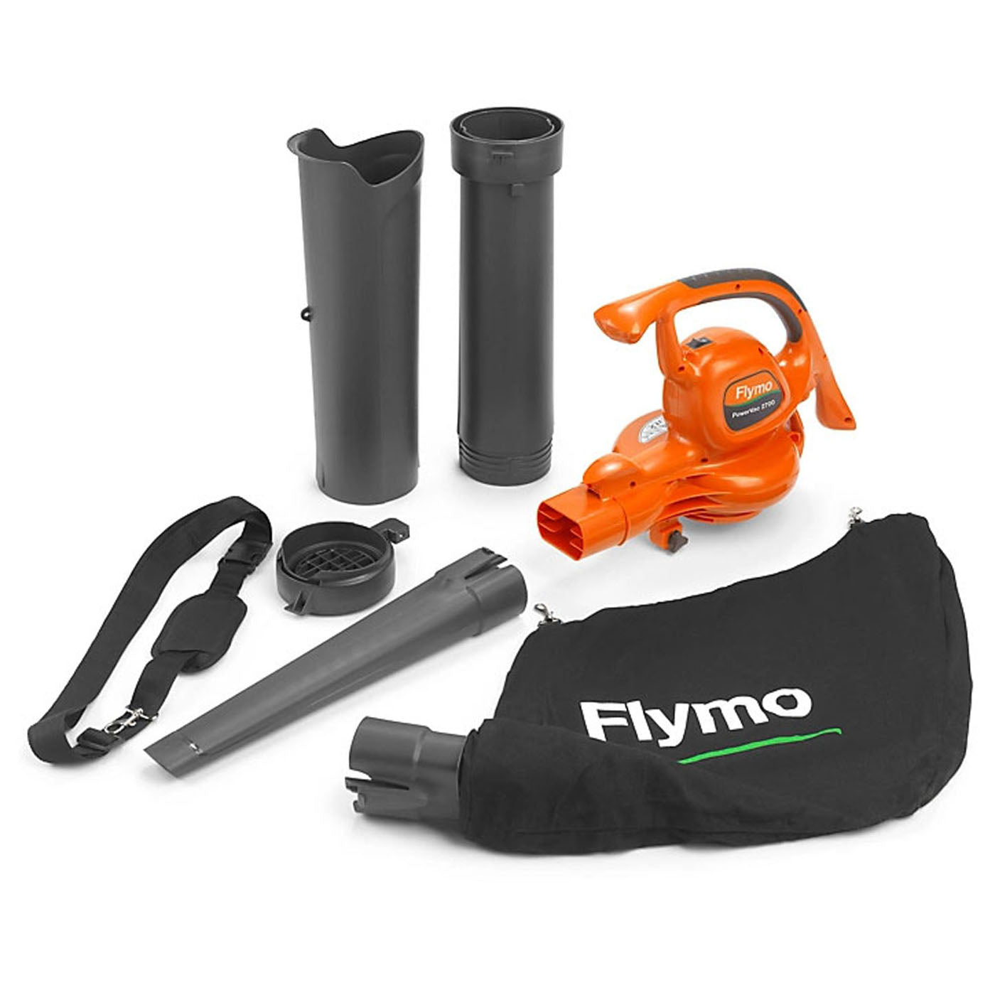 Flymo Garden Leaf Blower Vacuum PowerVac Shredder Corded Electric Powerful 2700W - Image 6
