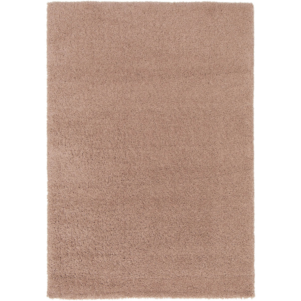 Floor Rug Shaggy Soft Medium Pale Pink Carpet Modern Rectangle (L)150 x (W)80cm - Image 1