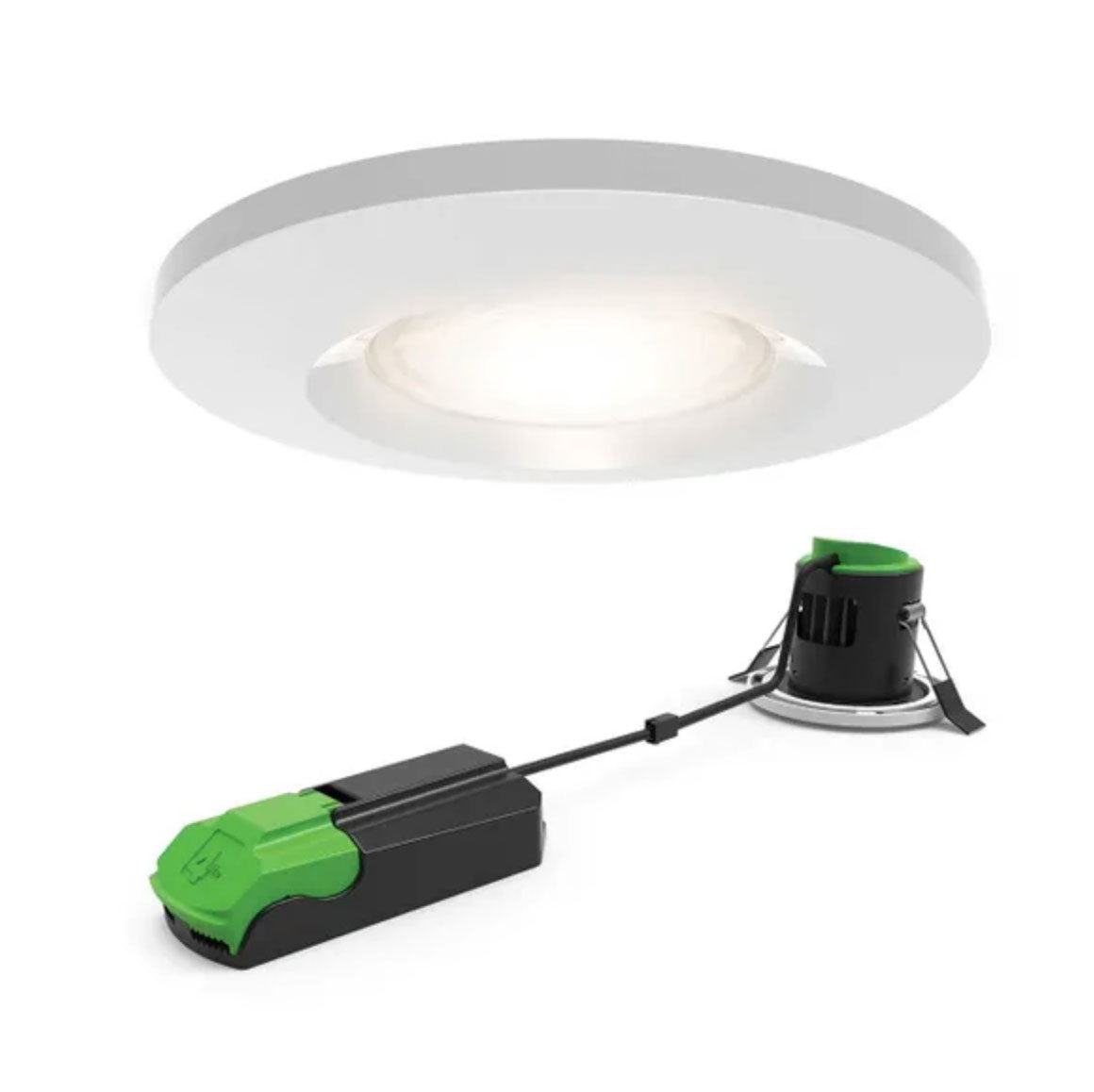 Smart LED Recessed Downlight Cool Warm White Dimmable Voice Control Fire Rated - Image 1