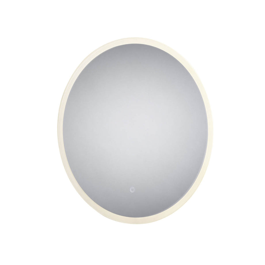 Sensio Bathroom LED Mirror Illuminated Round Wall-Mounted CCT Touch (W)60cm - Image 2