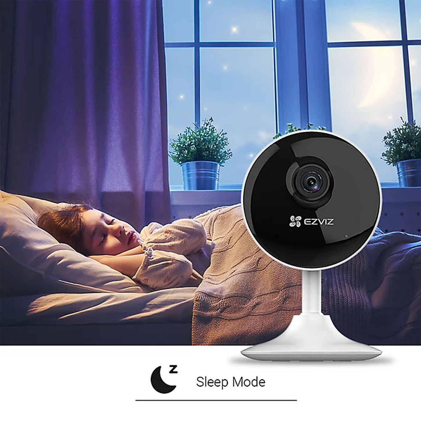 EZVIZ IP Camera 5V Swivel Wired Indoor Smart Wi-Fi Full HD Two Way Talk 1080p - Image 9