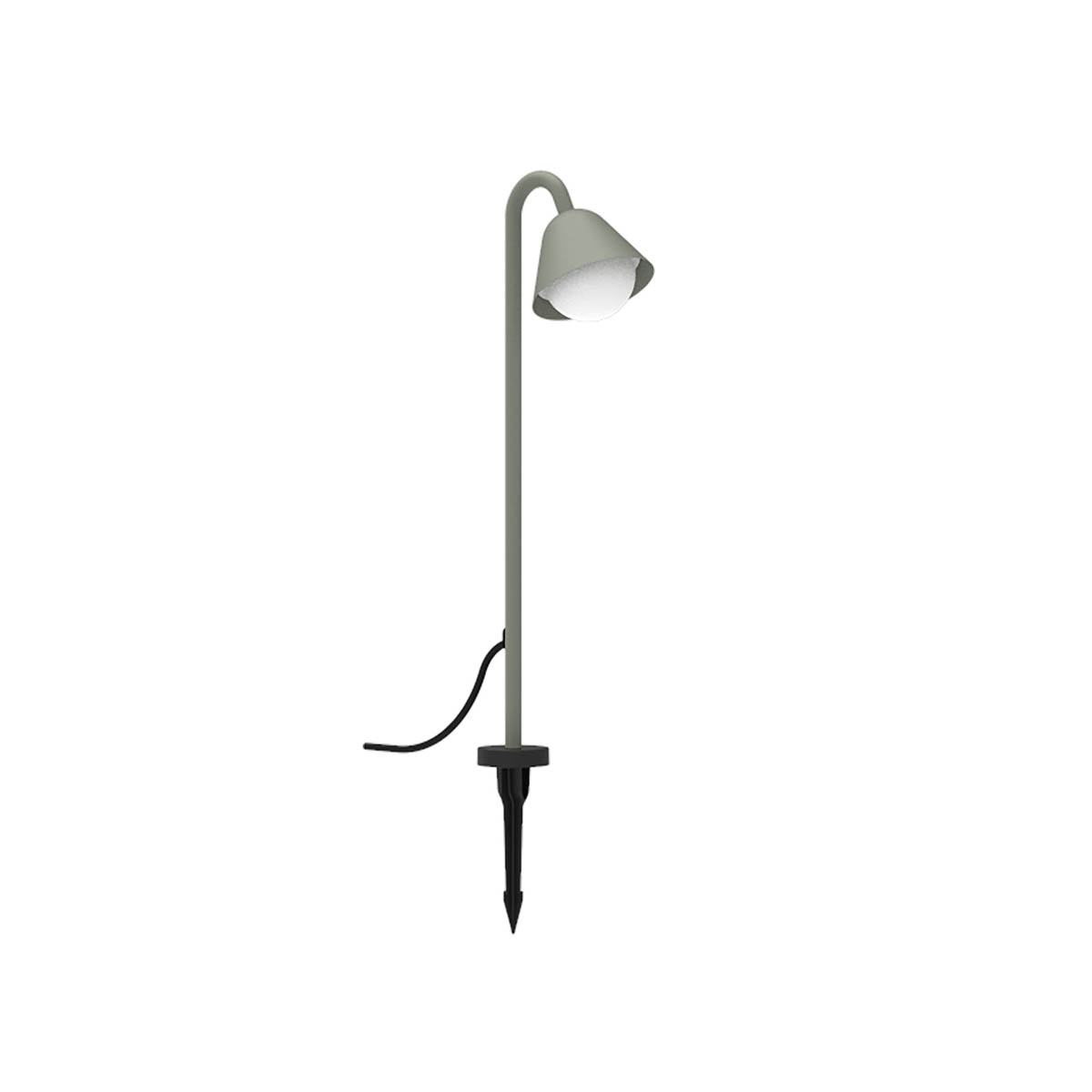 Outdoor Stake Post Light Integrated LED Metal Green Weather Resistant (D)120mm - Image 4