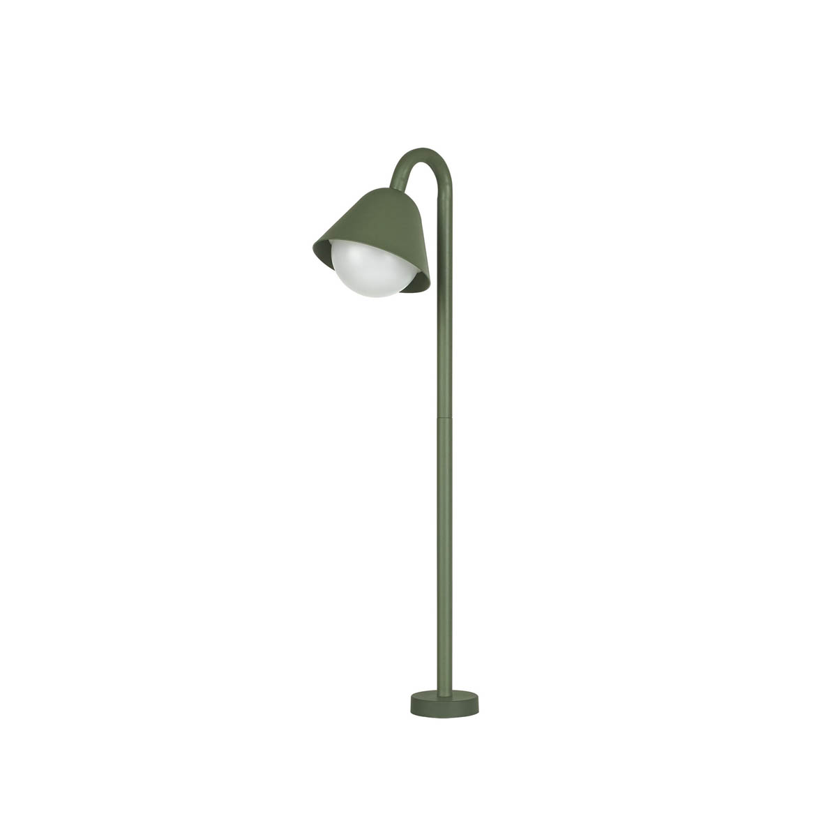 Outdoor Stake Post Light Integrated LED Metal Green Weather Resistant (D)120mm - Image 7
