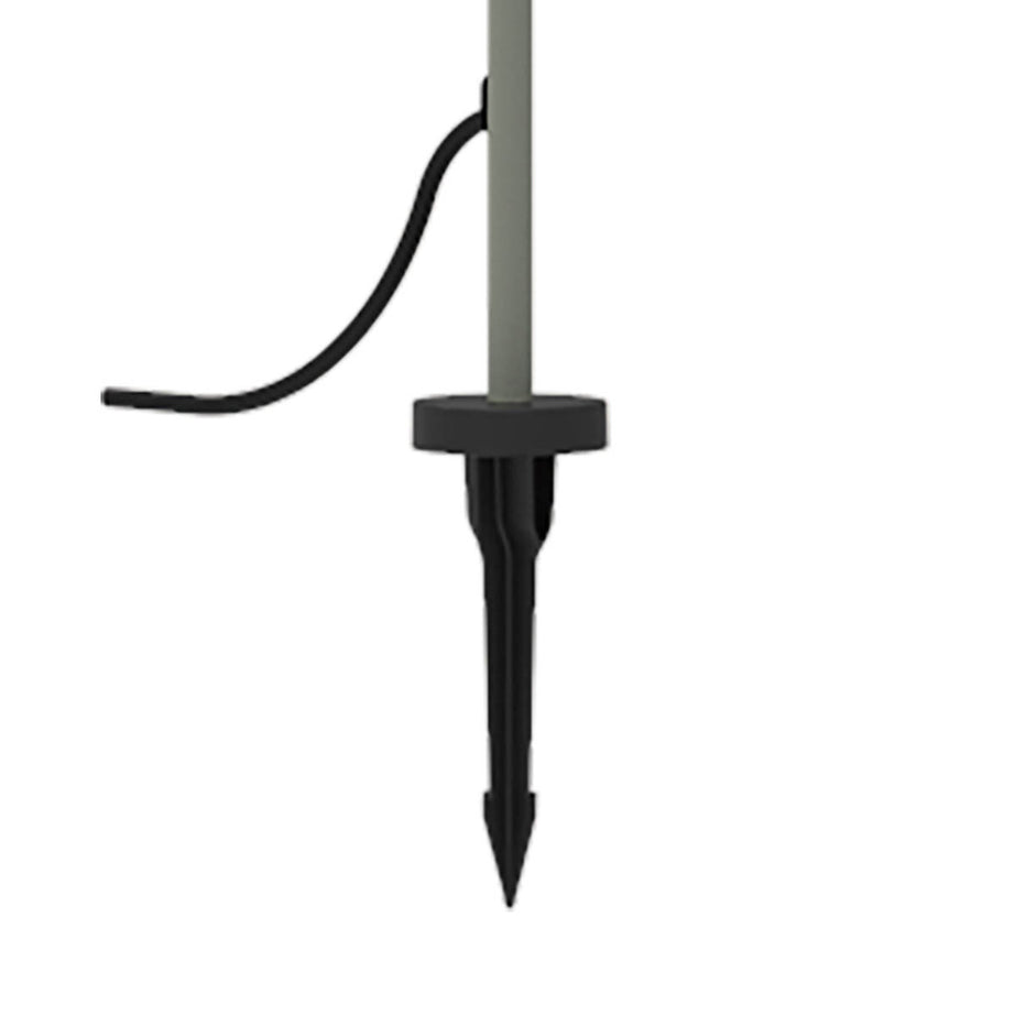 Outdoor Stake Post Light Integrated LED Metal Green Weather Resistant (D)120mm - Image 9