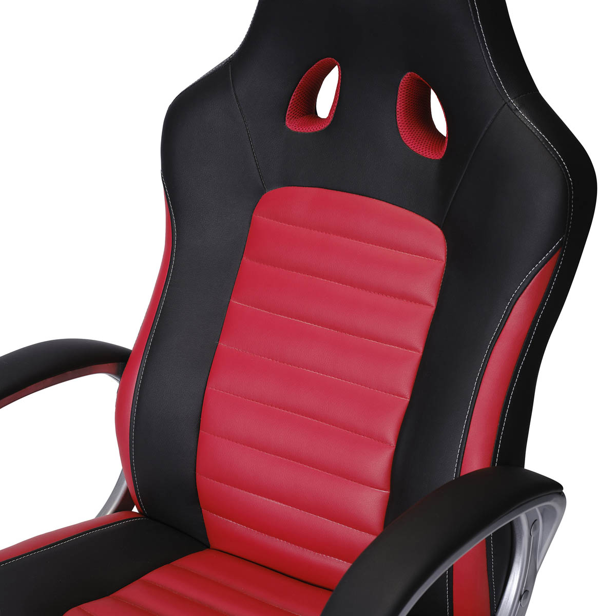 Thunya Gaming Chair Swivel Computer Comfort High Back Red Black Adjustable - Image 5