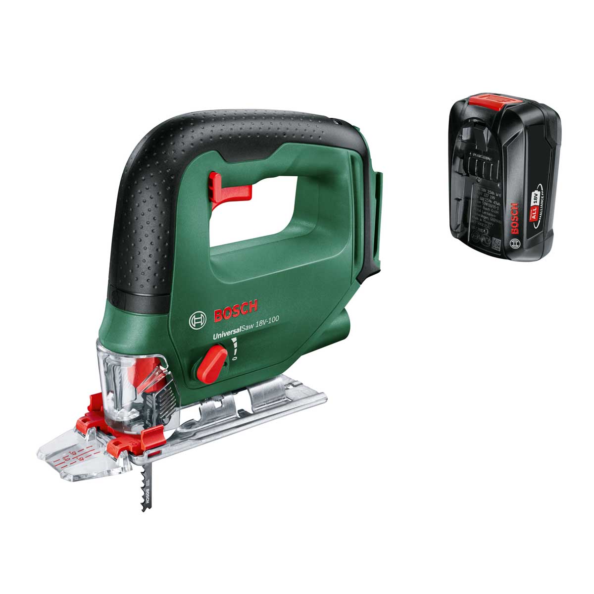 Bosch Jigsaw Cordless UniversalSaw 18V-100 Powerful Compact Li-ion 1 x 2.5Ah - Image 2