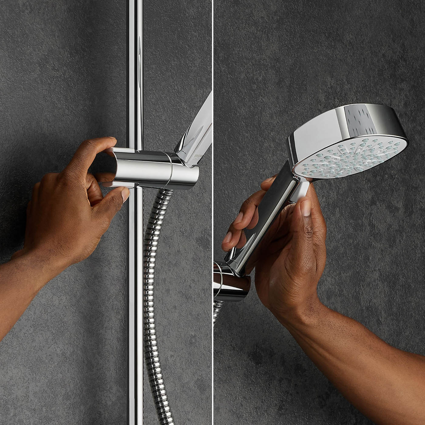 Mira Thermostatic Mixer Shower Chrome 4 Spray Pattern Square Head Modern - Image 5