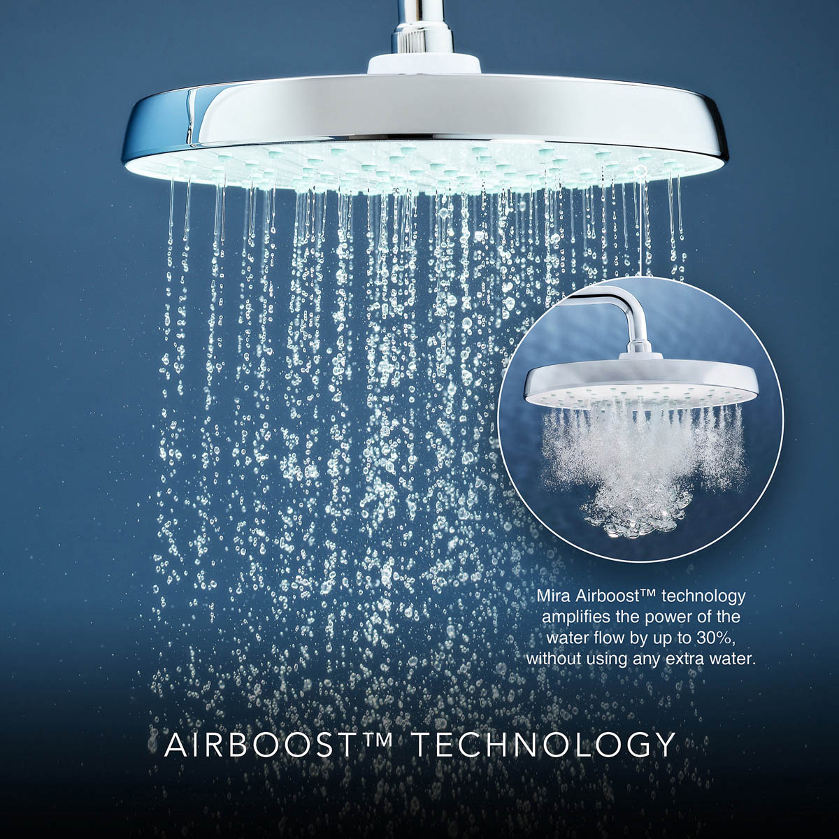 Mira Electric Shower 9kW Gloss White 4 Spray Pattern Round Twin Head Bathroom - Image 8