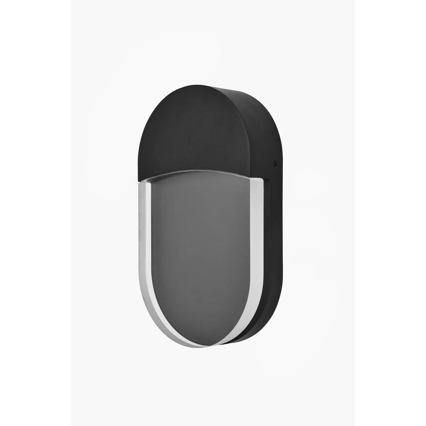 Outdoor Wall Light Matt Black Integrated LED Patio Porch Waterproof 400lm - Image 1