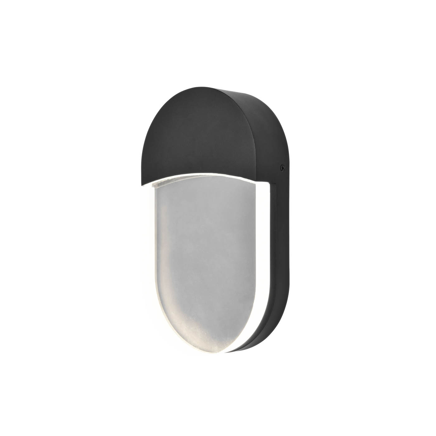 Outdoor Wall Light Matt Black Integrated LED Patio Porch Waterproof 400lm - Image 2