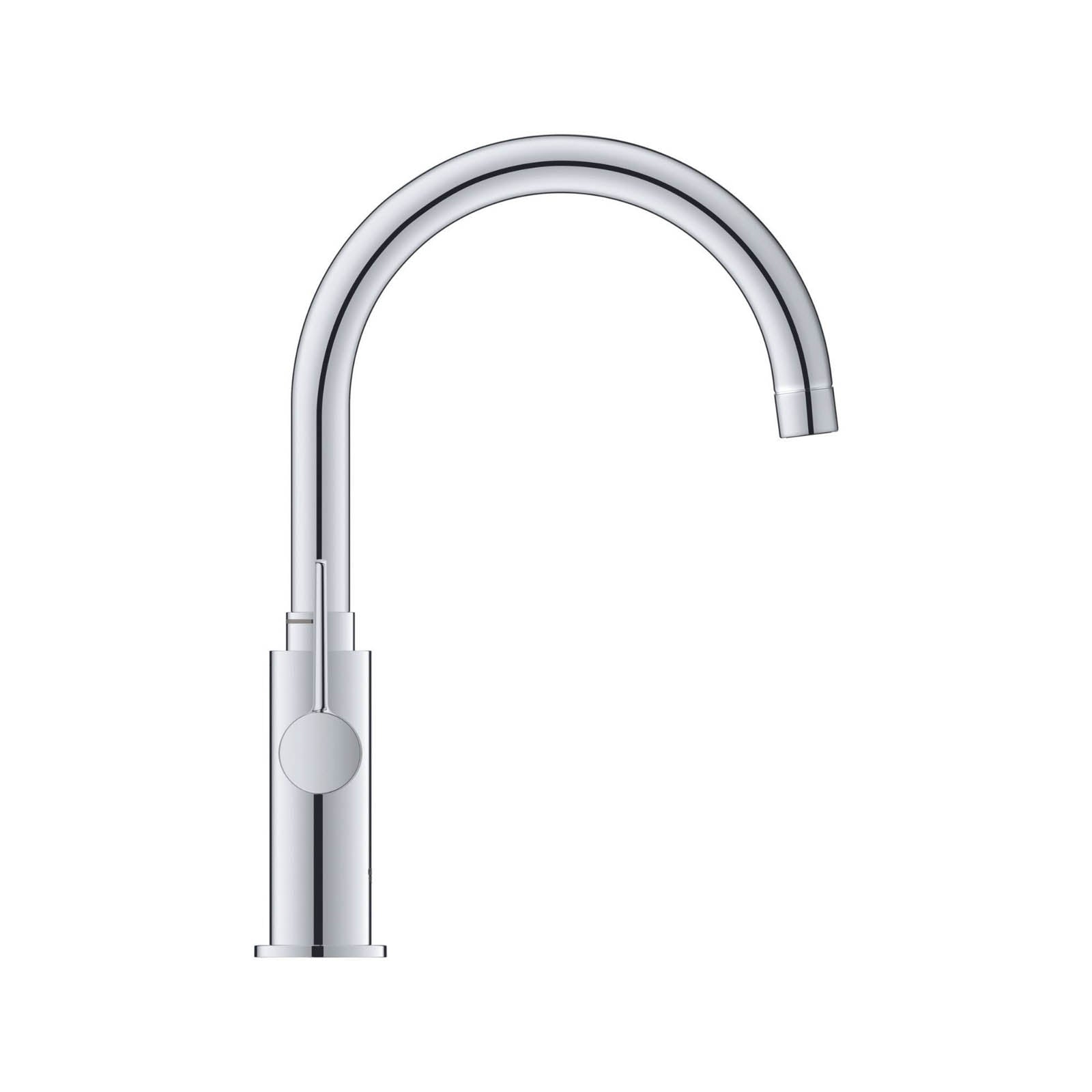 Grohe Kitchen Sink Tap Mixer Chrome Double Lever Swivel Spout Contemporary - Image 3