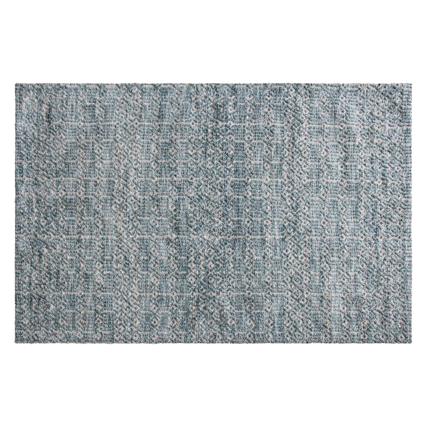 Medium Rug Teal Patterned Soft Bedroom Living Room Floor Mat (L)170cm x (W)120cm - Image 4
