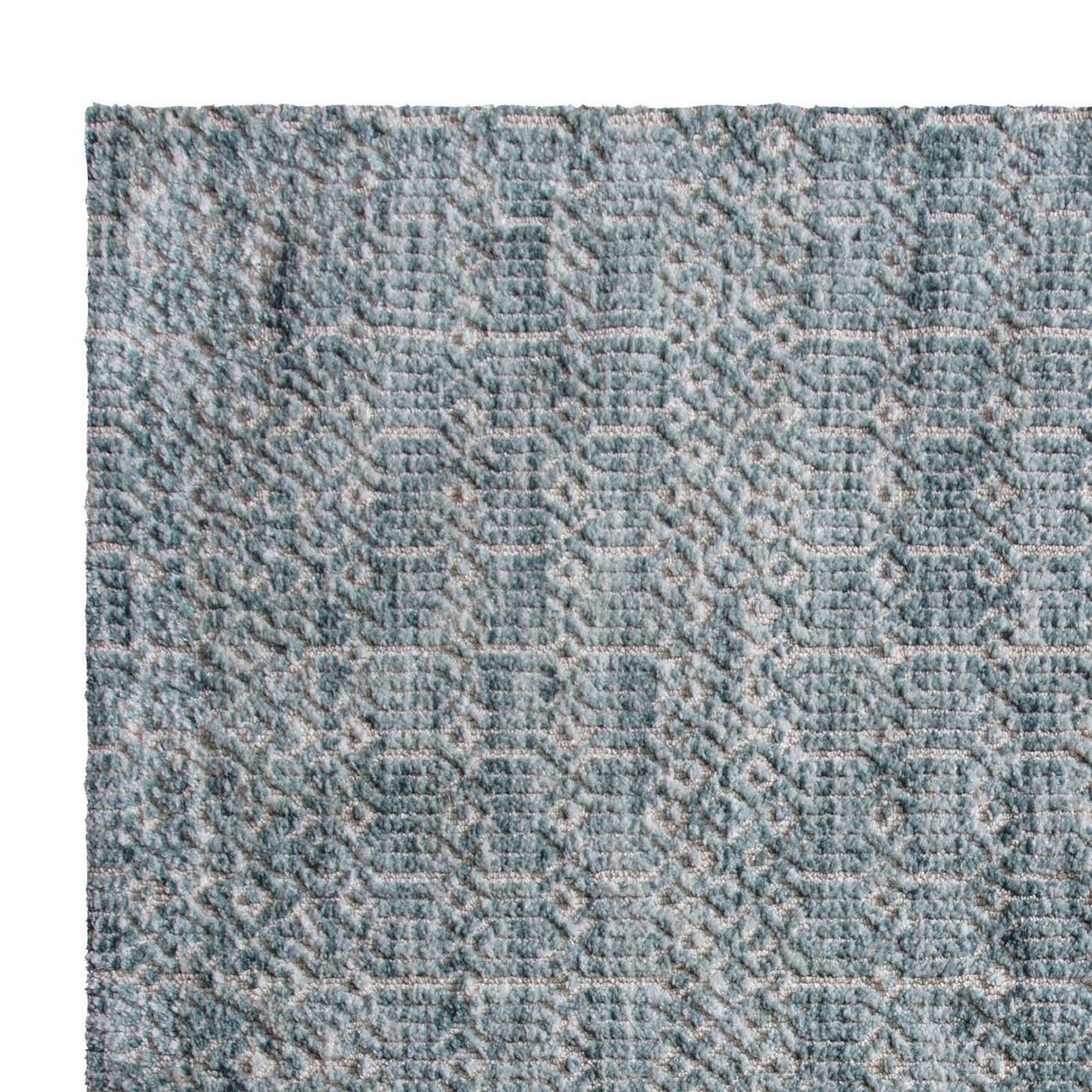 Medium Rug Teal Patterned Soft Bedroom Living Room Floor Mat (L)170cm x (W)120cm - Image 5
