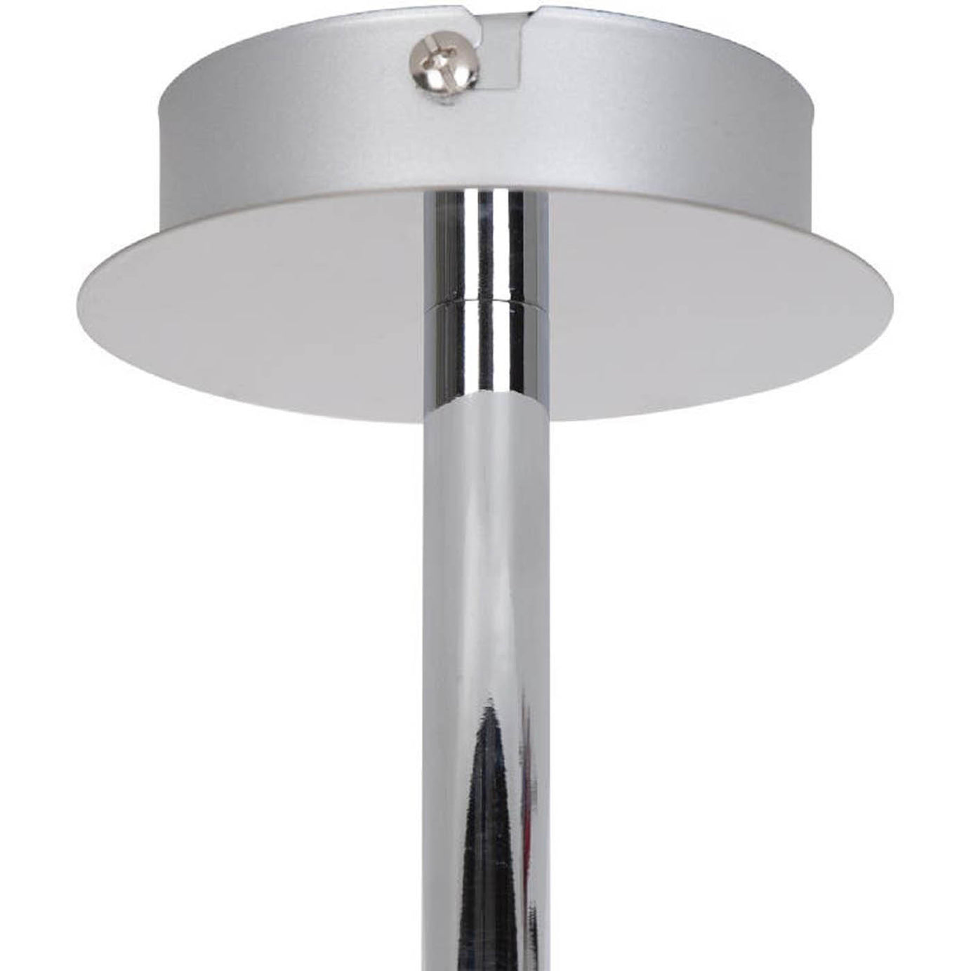 Ceiling Light 6 Lamp Brushed Twisted Metal Silver Chrome Effect Modern - Image 5
