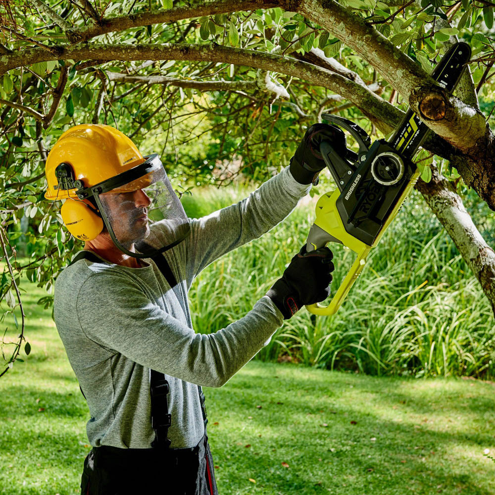 Ryobi Chainsaw Cordless 18V 4Ah Li-Ion RCS1830-140B 300mm Garden Wood Cutter - Image 3