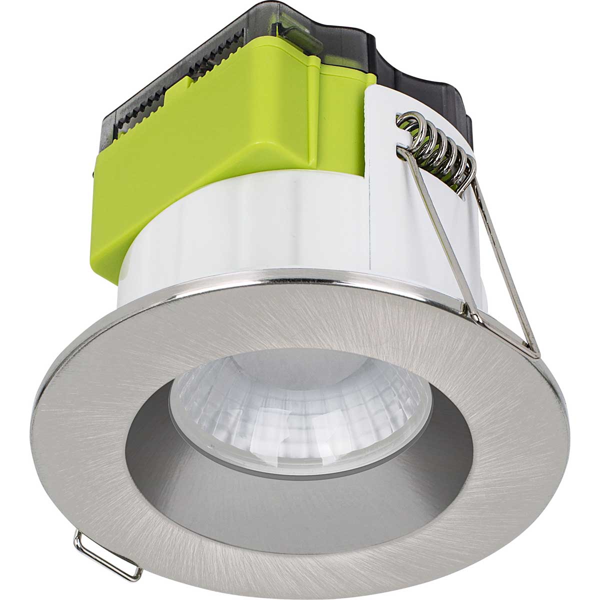 LED Downlight Recessed Warm White 620lm Dimmable Brushed Steel Indoor Pack Of 6 - Image 5