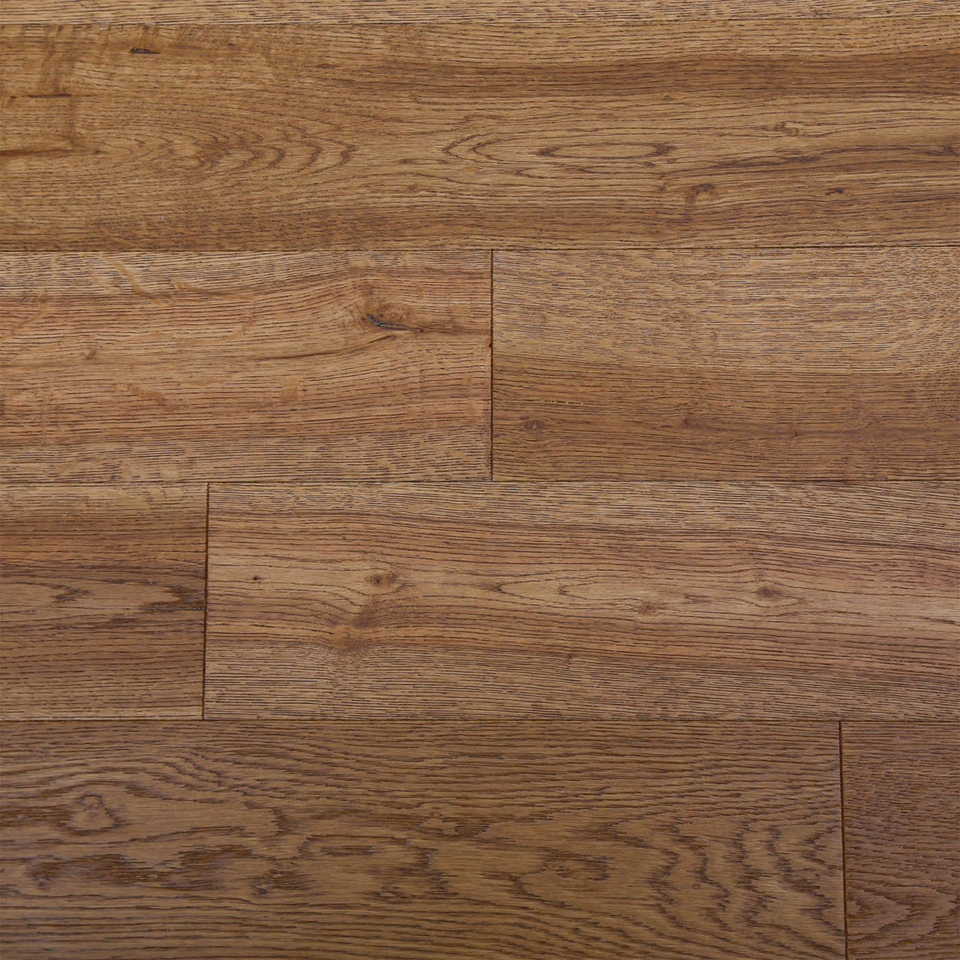 Rustic Brown Oak Flooring Engineered Real Wood Top Layer Bevelled Edges 1.35m² - Image 7