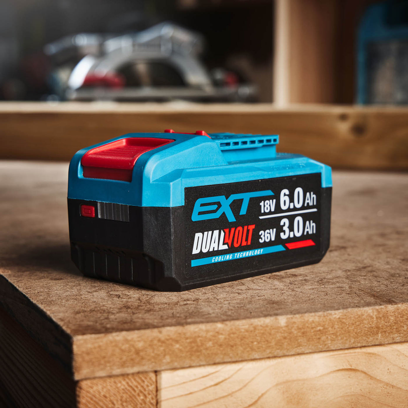 Erbauer Power Tool Battery Li-ion UKFP25Z3 Dual Volt EXT 18V/36V 6.0/3.0Ah - Image 2