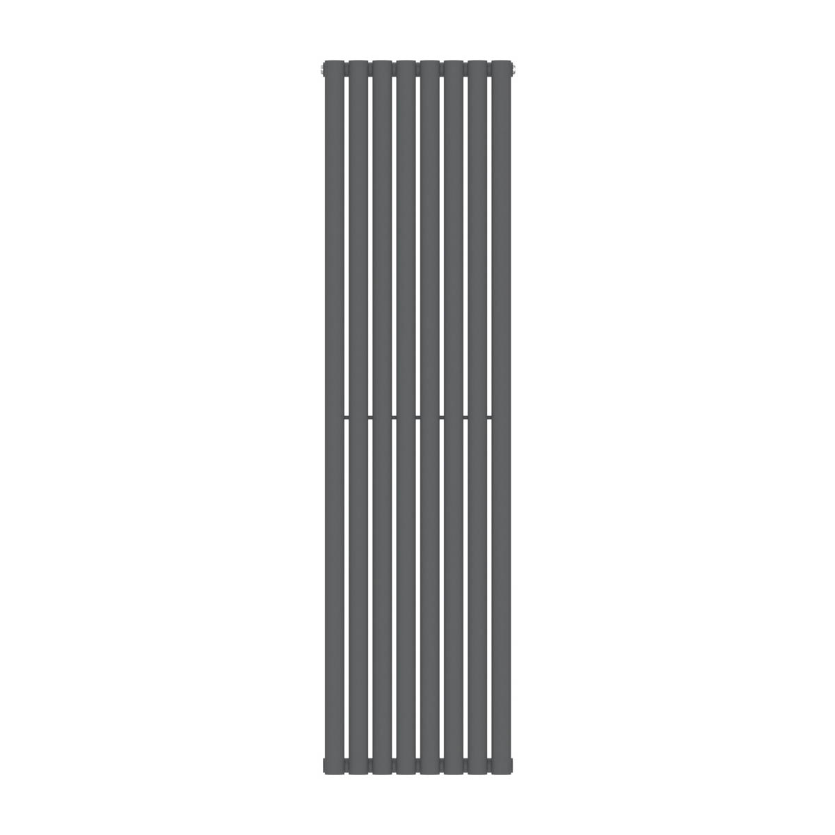 Designer Radiator Anthracite Thermodynamic Vertical Flat Panel (H)180x(W)48cm - Image 3