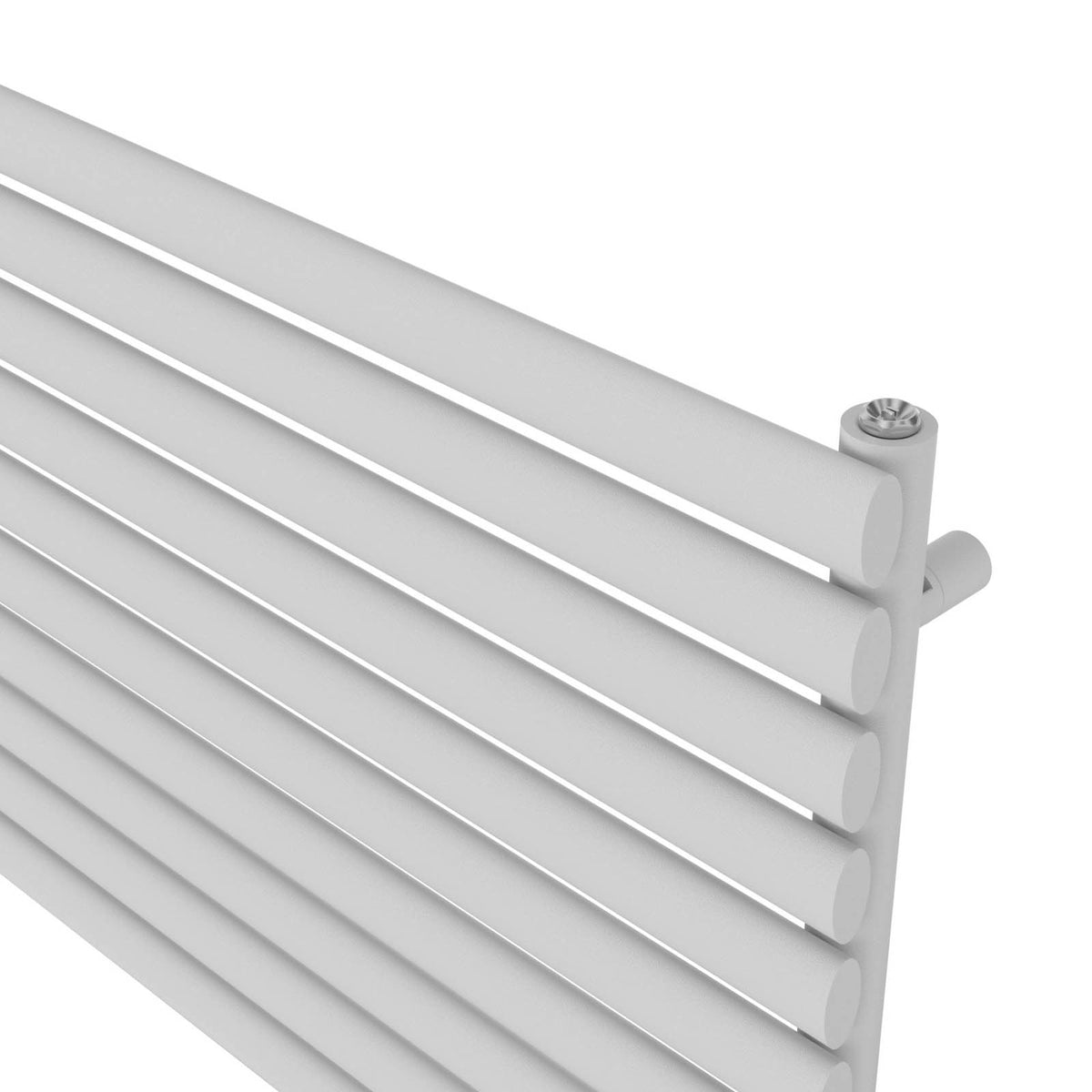 Designer Radiator White Steel Thermodynamic Horizontal 2189BTU H60xW100cm - Image 4