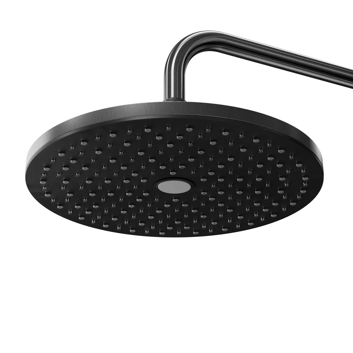 Thermostatic Mixer Shower Titanium 3 Spray Pattern Twin Round Head Modern - Image 4