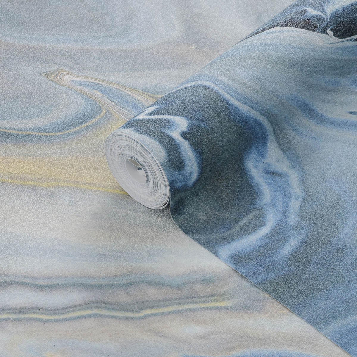 Wallpaper Mural Blue Matt Smooth Washable Removable Bedroom Living Room 4.45m² - Image 2