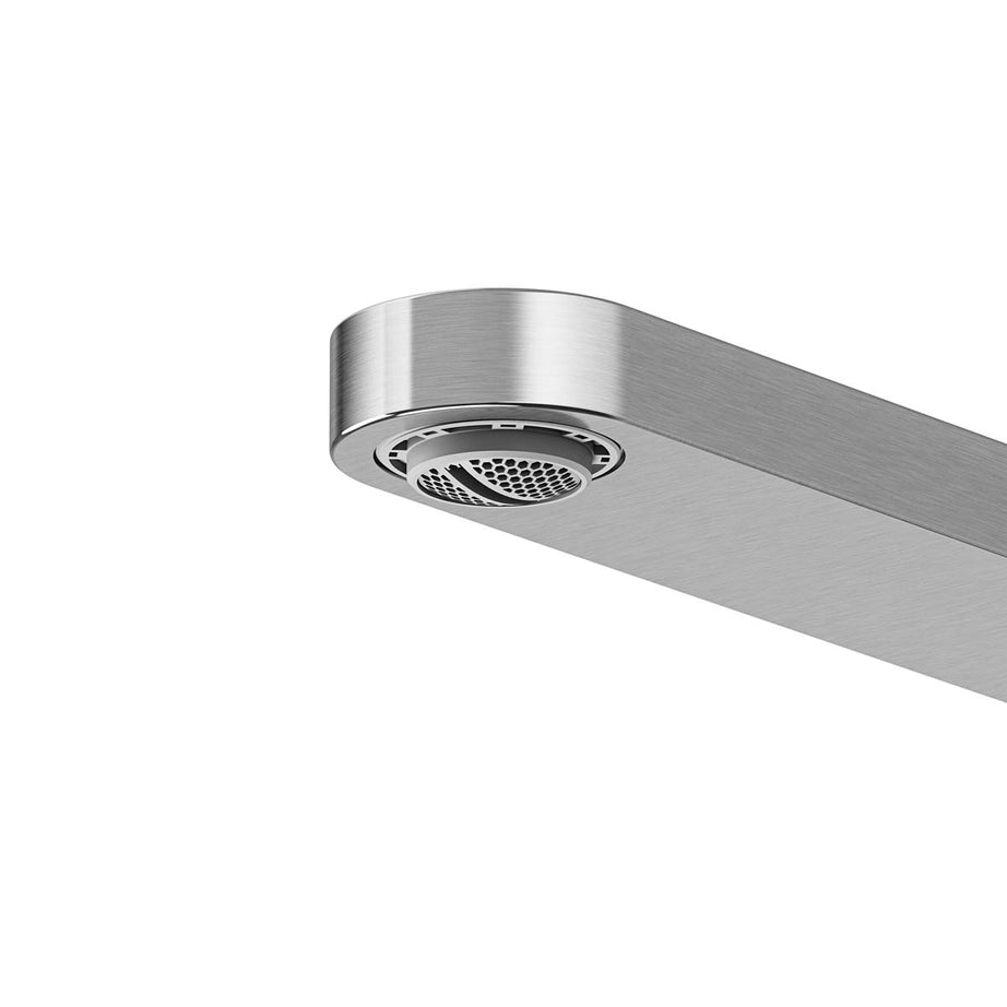 Kitchen Tap Mixer Stainless Steel Single Lever Swivel Spout Contemporary Faucet - Image 4