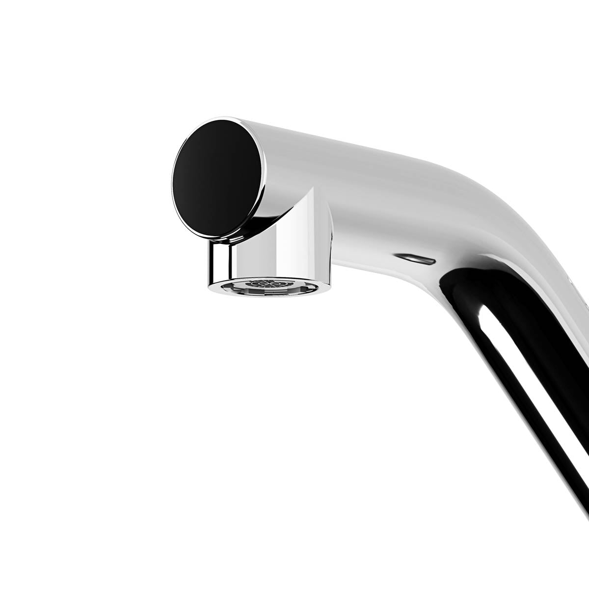 Kitchen Sink Tap Mixer Single Lever Chrome Swivel Spout Contemporary Faucet - Image 3