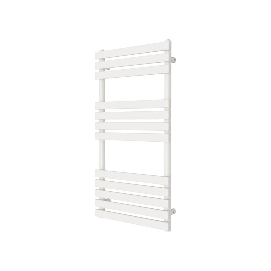 Towel Rail Radiator White Flat Steel Bathroom Ladder Warmer (H)97.4x(W)50cm - Image 3