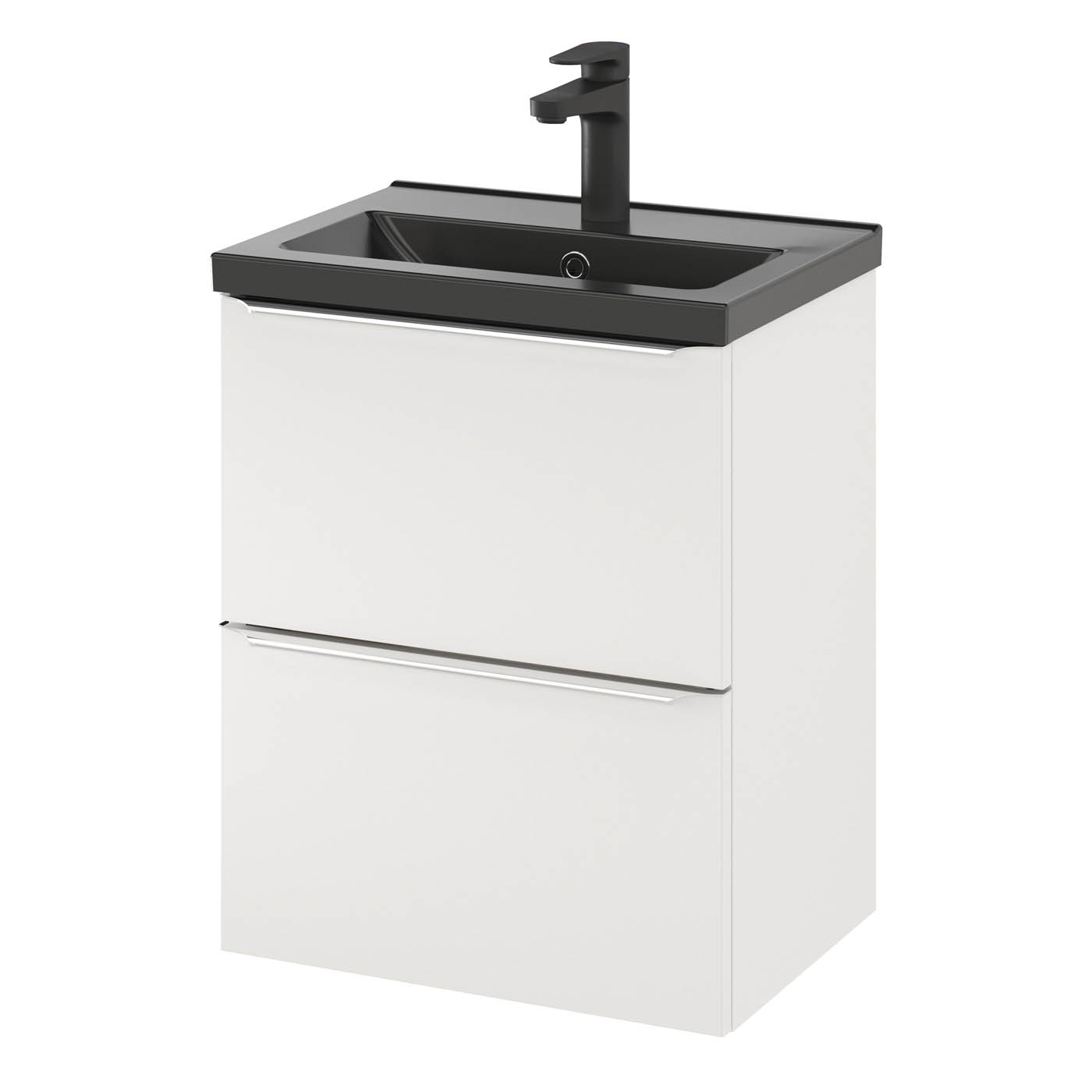 Bathroom Cabinet Soft Close Slimline Gloss White Wall Mounted Modern 600x500mm - Image 9