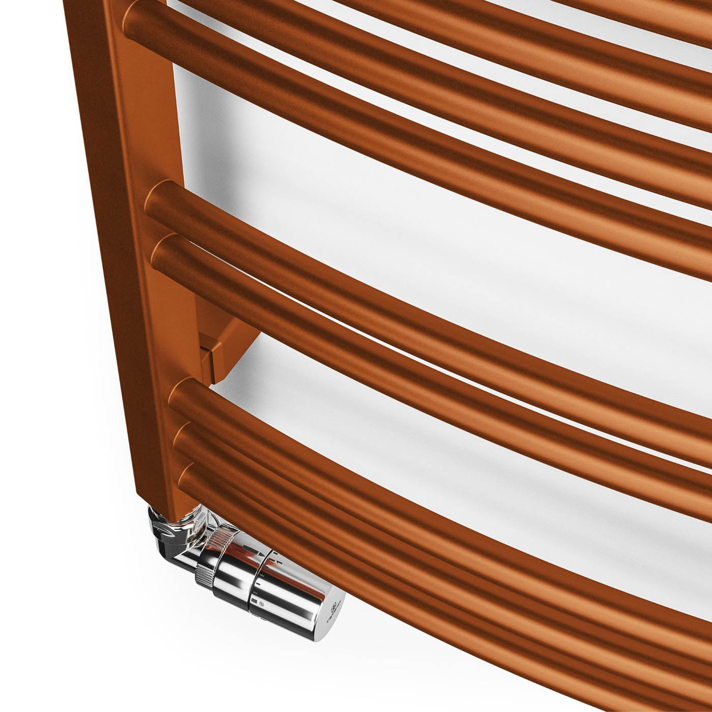 Terma Jade Copper Flat Towel warmer (W)400mm x (H)1149mm - Image 5