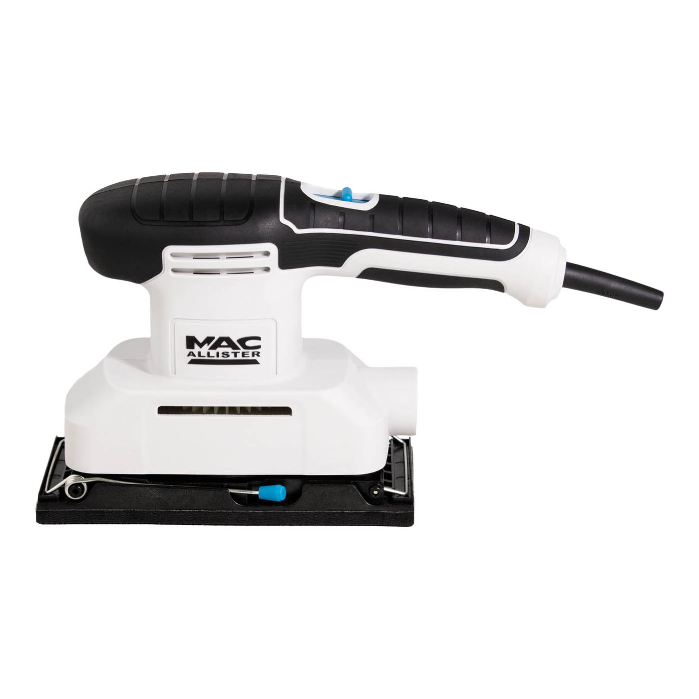 Mac Allister 1/3 Sheet Sander Electric MCB997SDR Soft Grip Compact 200W - Image 3