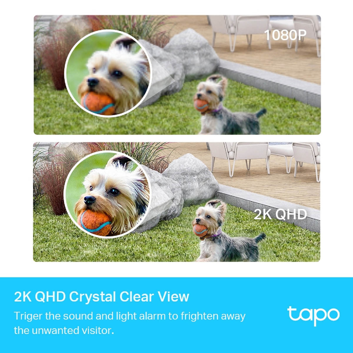 Tapo Camera Indoor Outdoor 2K QHD Smart Wireless White Home Security 2 Pack - Image 6
