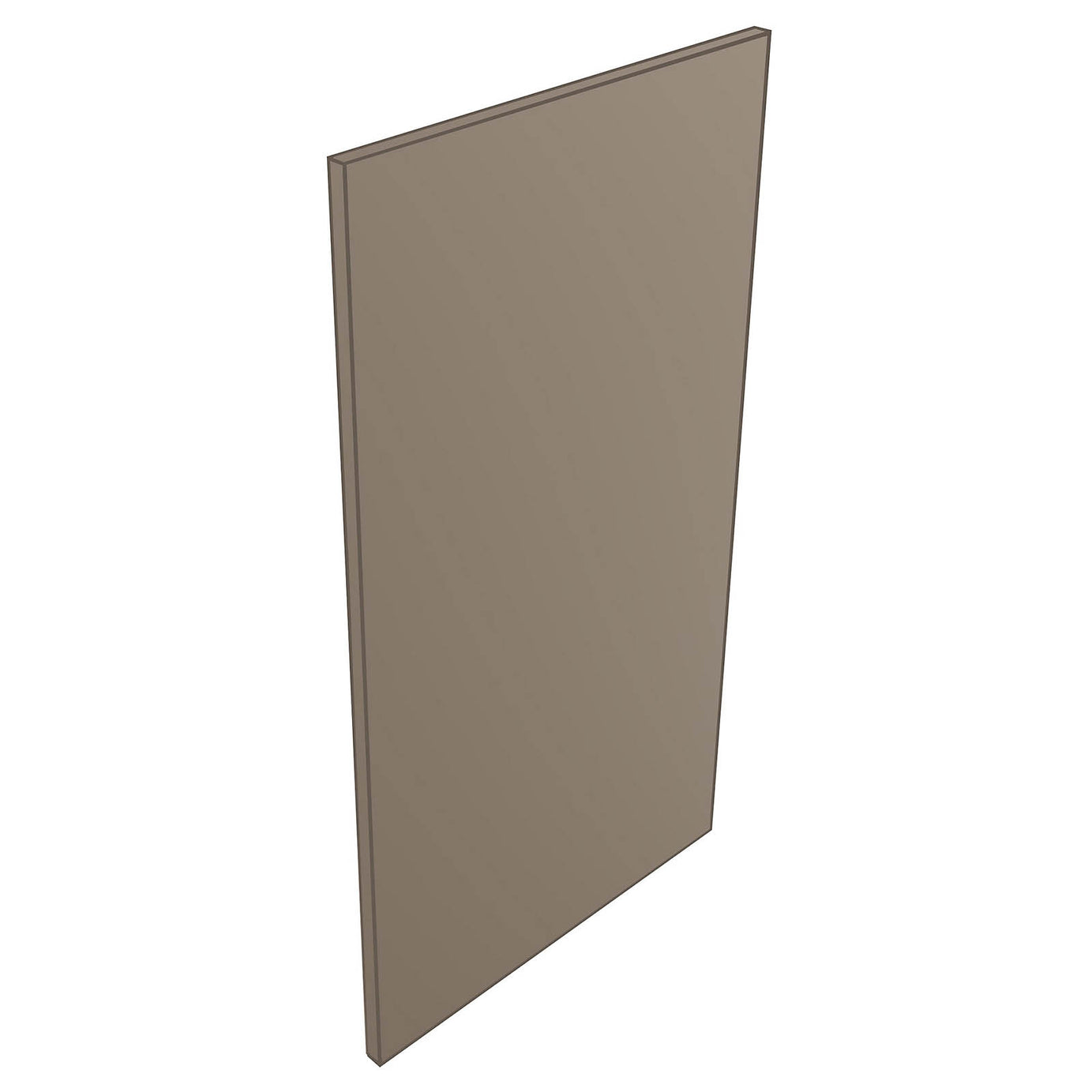 Bathroom Cabinet End Panel Westport MDF Matt Stone Grey Contemporary (H)900mm - Image 1
