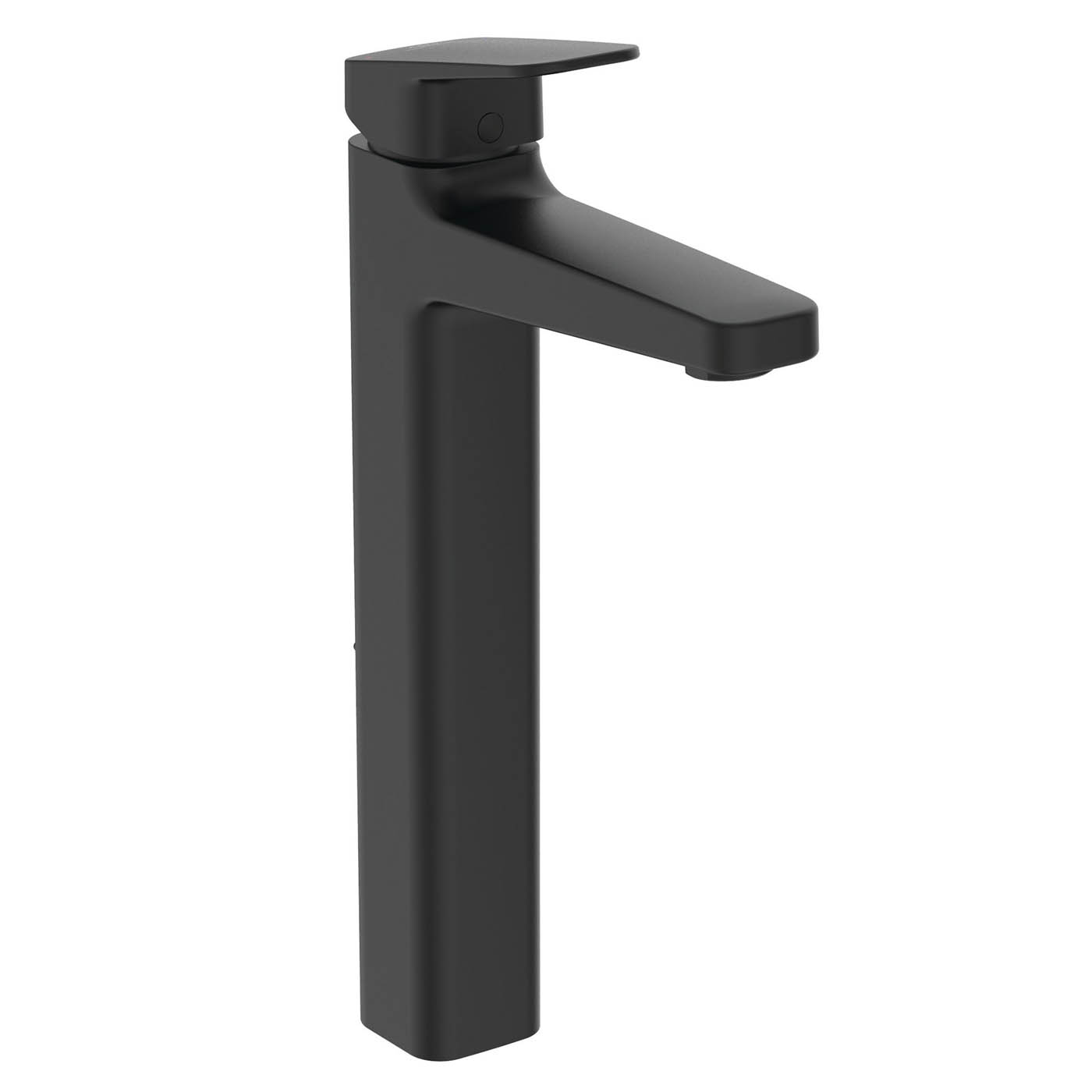 Bathroom Basin Tap Mono Mixer Tall Black Square Single Lever Modern Faucet - Image 3