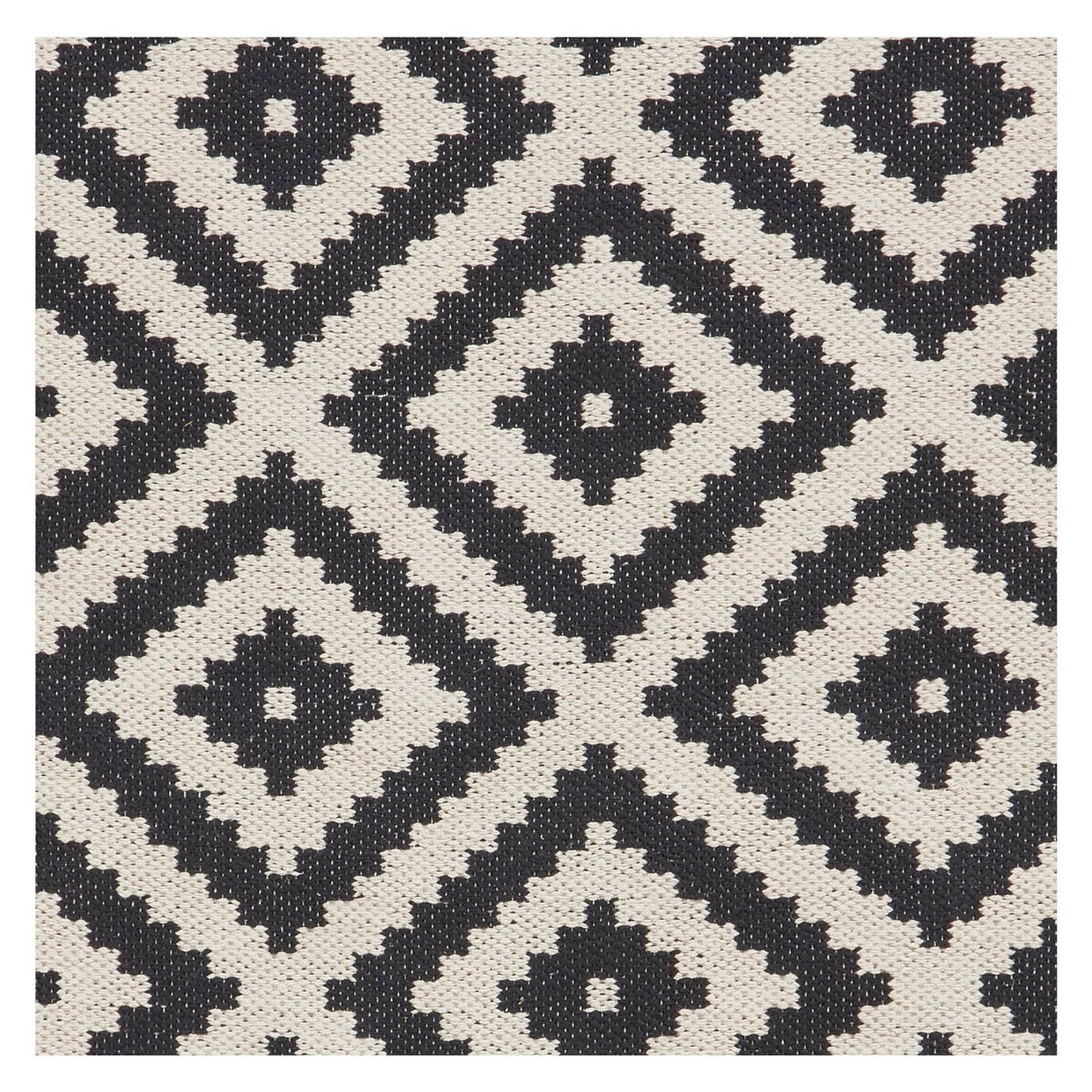 Medium Rug Black White Geometric Woven Effect contemporary (L)170cm x (W)120cm - Image 10