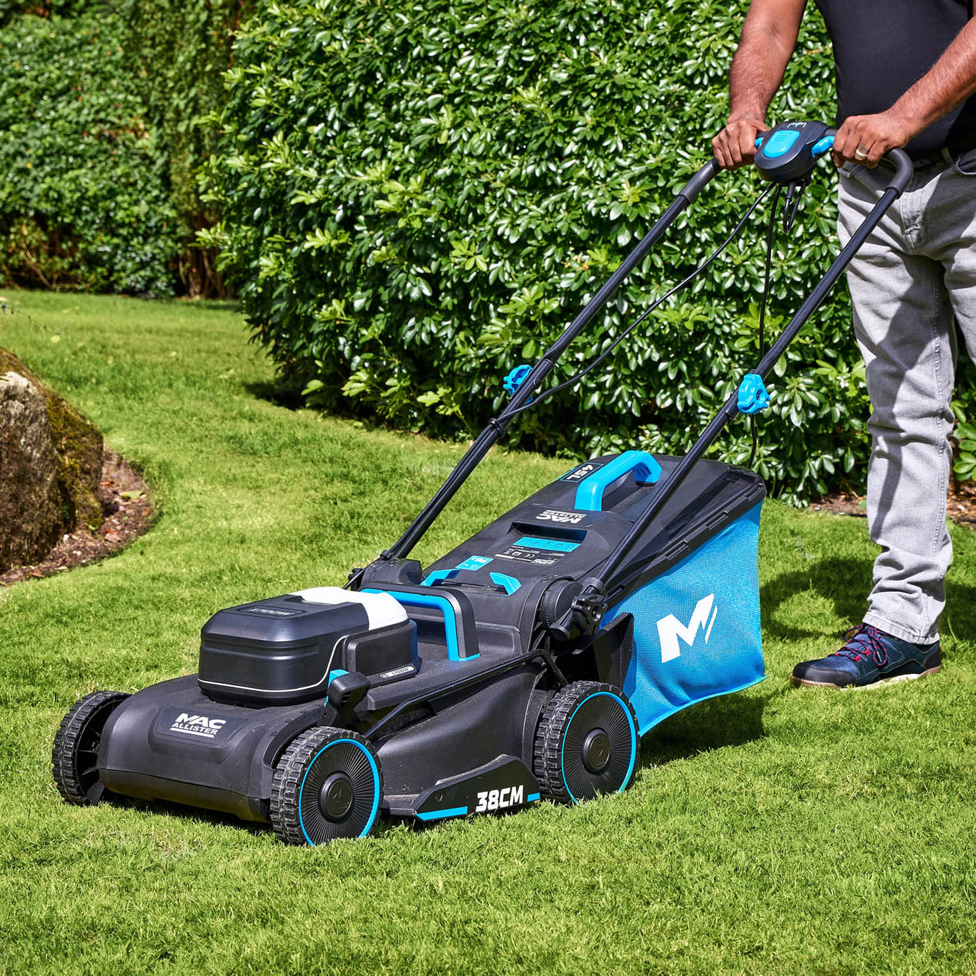 Mac Allister Lawnmower Electric MCB1165LWM Garden 38cm Grass Cutter 1700W - Image 5