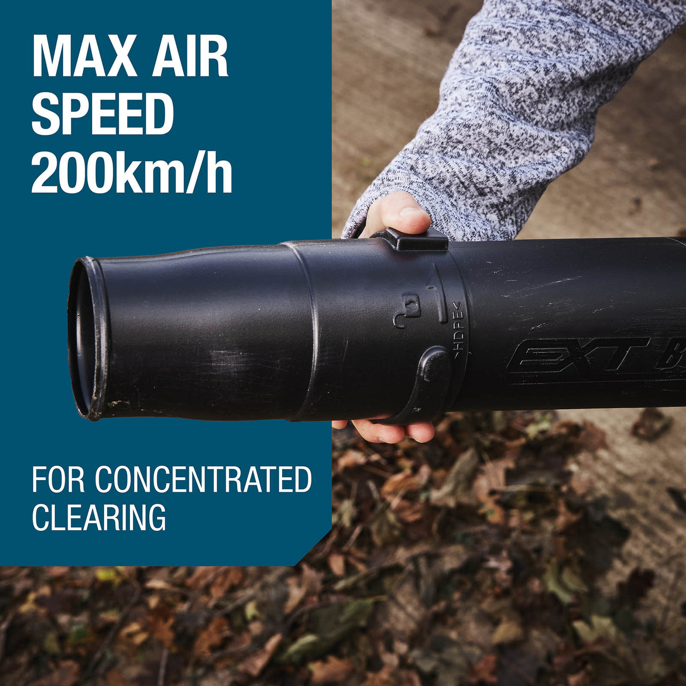 Erbauer Garden Leaf Blower Cordless 18V Li-Ion ERI1025GBL Dust Cleaner Body Only - Image 4