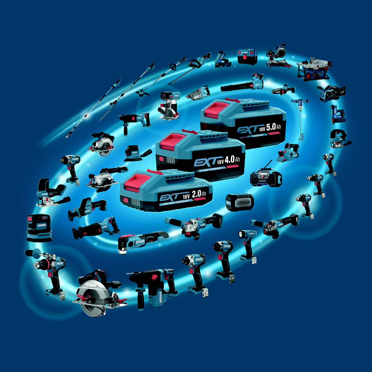 Erbauer Jigsaw Cordless 18V Li-Ion ERI1087JSW Brushless Soft Grip Body Only - Image 7